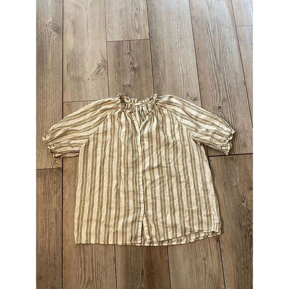 Medium Short Sleeve Linen Button Up - Picture 1 of 5